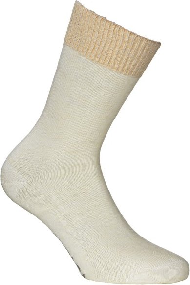 Thumbnail - Alpacasocks&Co - Women's Alpaca Sparkle Crew - Multifunktionssocken Gr 36-39 beige