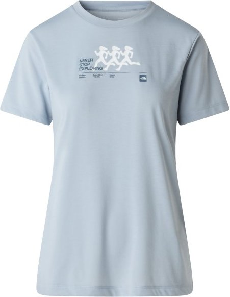 The North Face - Women's Bitmap Silhouette Short Sleeves Tee - Funktionsshirt Gr L grau