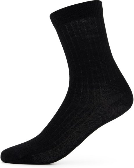 Stoic - Merino Basic Rib Socks Classic - Multifunktionssocken Gr 39-41 schwarz