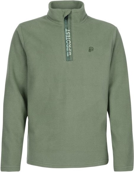 Thumbnail - Protest - Kid's Reperfecty 1/4 Zip Active Top - Fleecepullover Gr 128 grün