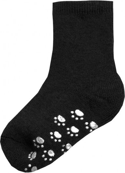 Joha - Kid's 721 Wool Sock Anti-Slip - Hüttenschuhe Gr 15-18 schwarz