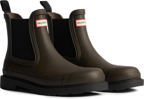 Hunter Boots - Commando Chelsea Boot - Gummistiefel Gr 44 schwarz