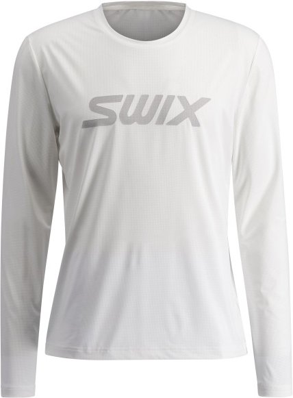 Swix - Relay L/S - Laufshirt Gr S grau/weiß