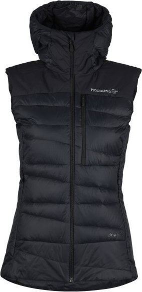 Norrøna - Women's Falketind Down750 Vest - Daunenweste Gr L schwarz/grau