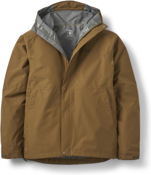 Rab - Downpour Jacket - Regenjacke Gr M braun