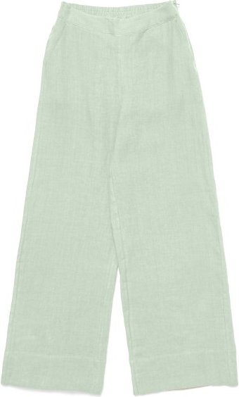 Thumbnail - Mazine - Women's Wide Leg Linen Pants - Freizeithose Gr XS grün