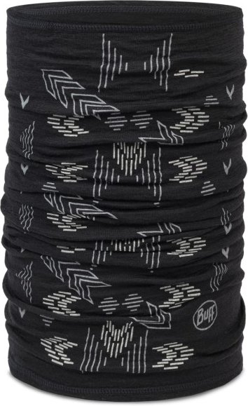 Buff - Merino Lightweight Prints - Halstuch Gr One Size schwarz