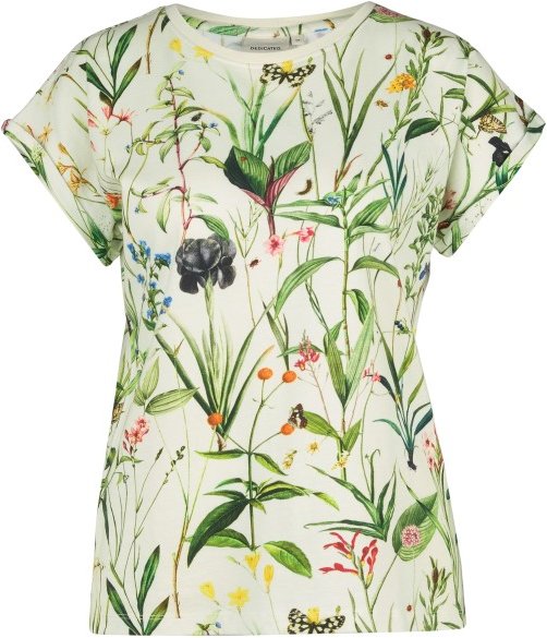 DEDICATED - Women's T-Shirt Visby Flower Field - T-Shirt Gr S bunt