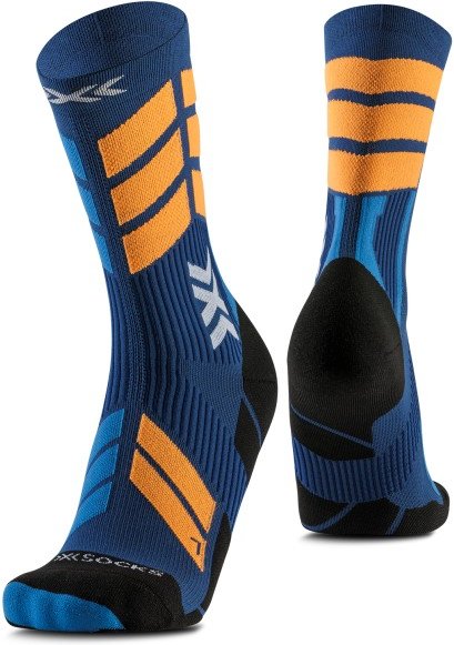 X-Socks - X-Country Perform Crew - Skisocken Gr 42-44 blau
