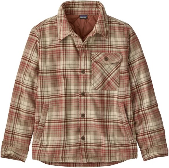 Thumbnail - Patagonia - Kid's Lightweight Insulated Fjord Jacket - Hemd Gr XS braun