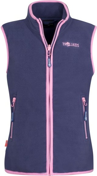 Trollkids - Kid's Arendal Vest - Fleeceweste Gr 116 blau