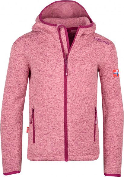 Thumbnail - Trollkids - Girl's Jondalen Jacket XT - Fleecejacke Gr 116 rosa