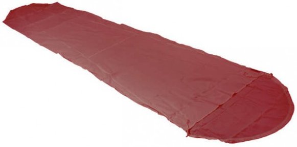 Thumbnail - Cocoon - MummyLiner Cotton - Reiseschlafsack Gr 241 x 90/56 cm rot