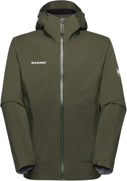 Mammut - Ducan Hardshell Hooded Jacket - Regenjacke Gr L oliv