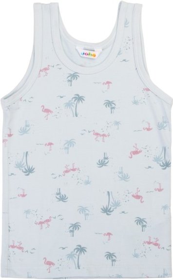 Joha - Girl's Undershirt - Top Gr 110 grau/weiß