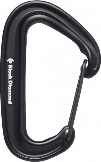 Thumbnail - Black Diamond - Miniwire Carabiner - Schnappkarabiner grau/schwarz