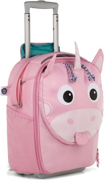 Affenzahn - Kinderkoffer Einhorn - Kinderrucksack rosa