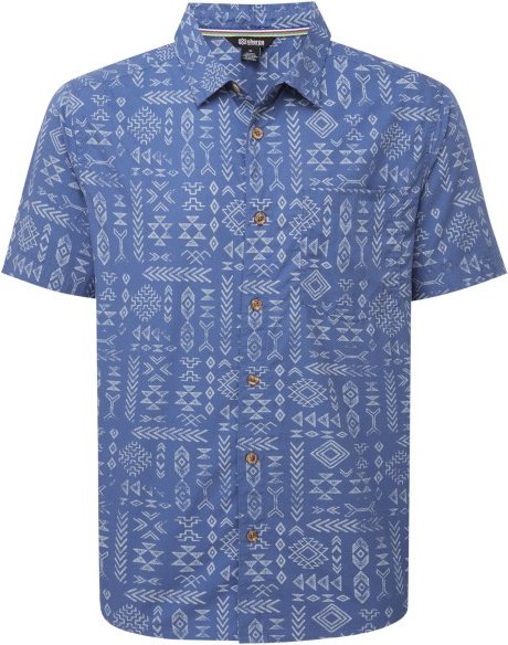 Sherpa - Balun S/S Shirt - Hemd Gr XL blau