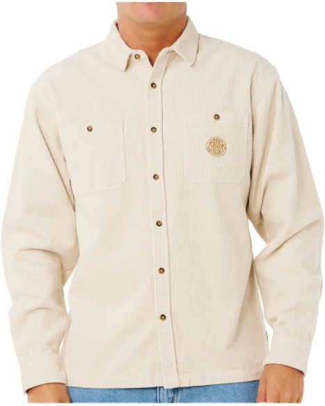 Rip Curl - Premium Surf Cord L/S Shirt - Hemd Gr S beige