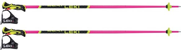 Leki - WCR Lite SL 3D - Skistöcke Gr 90 cm rosa/gelb