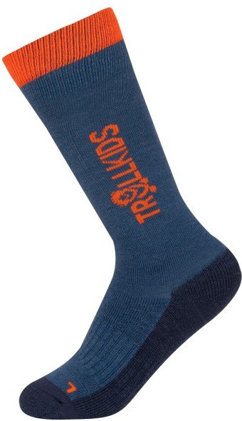 Trollkids - Kid's Ski Socks - Skisocken Gr 35-38 blau