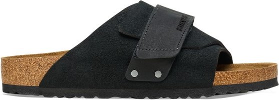 Birkenstock - Kyoto Nubuck/Suede Leather - Sandalen Gr 38 - Narrow schwarz