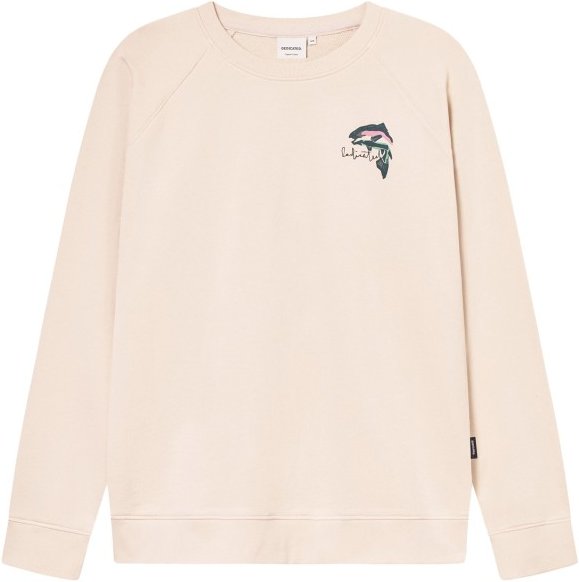 Thumbnail - DEDICATED - Sweatshirt Malmoe Cut Out Trout - Pullover Gr L weiß