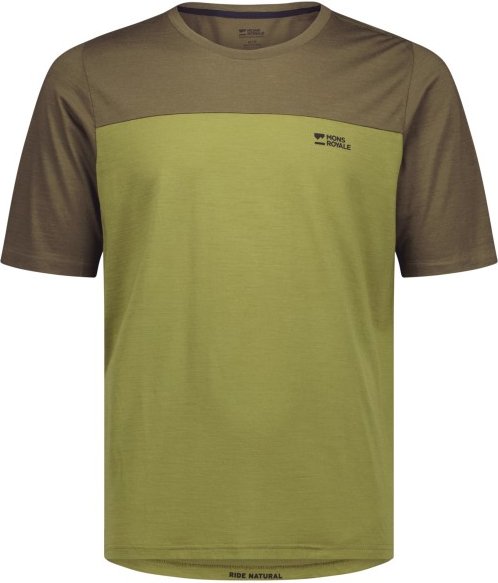 Mons Royale - Diversion Merino Bike Jersey S/S - Radtrikot Gr XXL oliv