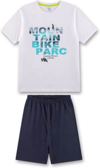 Sanetta - Kid's Pyjama Short 245828 - Schlafanzug Gr 128 weiß