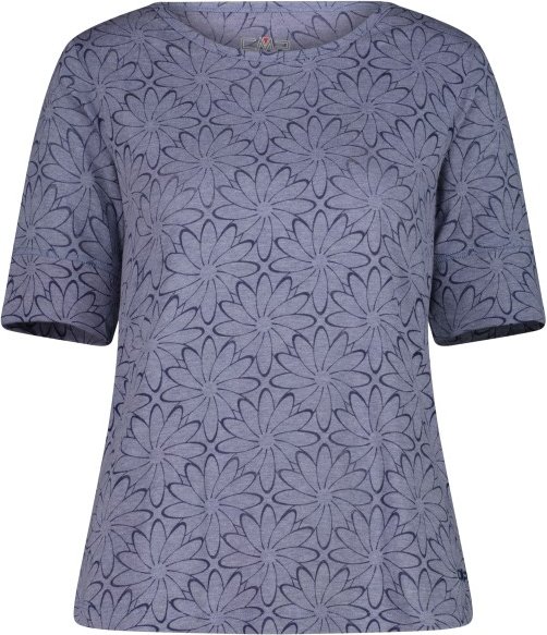 CMP - Women's S/S T-Shirt Floral - Funktionsshirt Gr 48 grau