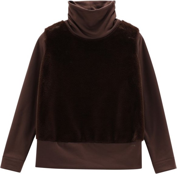 Thumbnail - Jeanne Baret - Women's Camelia Sweater - Fleecepullover Gr 42 schwarz/braun