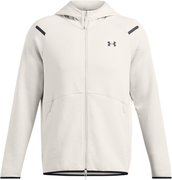 Under Armour - Unstoppable Fleece FZ Hoodie EU - Fleecejacke Gr 3XL weiß
