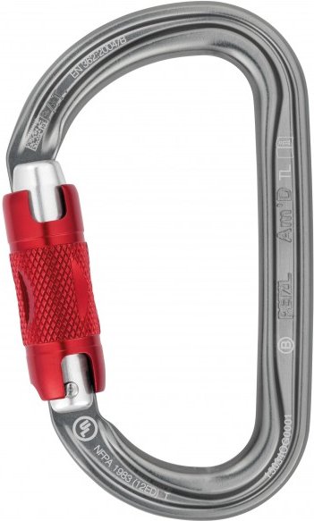 Petzl - Am'D Twist-Lock - Verschlusskarabiner grau