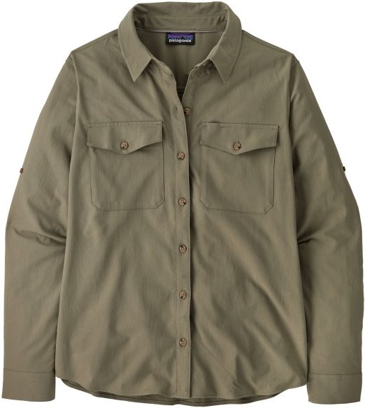 Patagonia - Women's L/S Self Guided Sun Shirt - Hemd Gr XS oliv