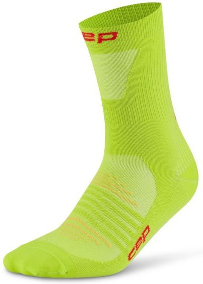 Thumbnail - CEP - Women's Pro Run Ultralight Socks Mid Cut - Laufsocken Gr III grün