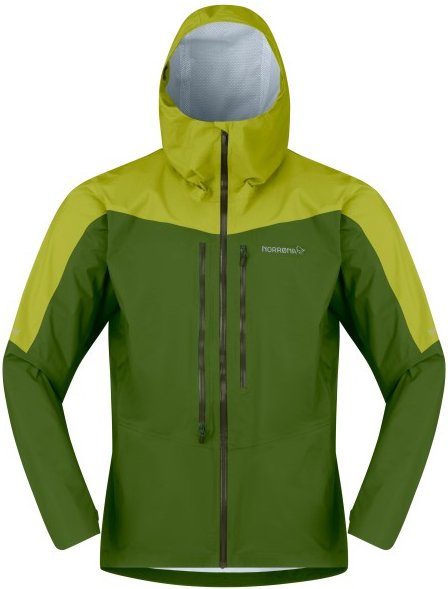 Norrøna - Falketind Dri1 Jacket - Regenjacke Gr M oliv