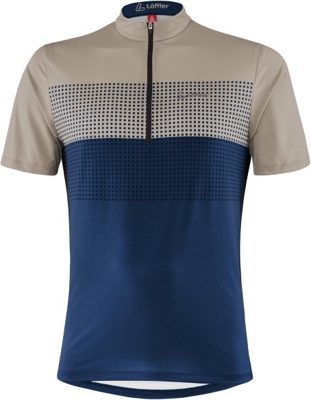 Löffler - Bike Shirt Half-Zip Sparta - Radtrikot Gr 58 blau