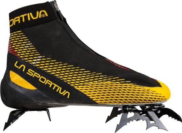 La Sportiva - Mega Ice Evo - Steigeisen Gr 37 schwarz/gelb