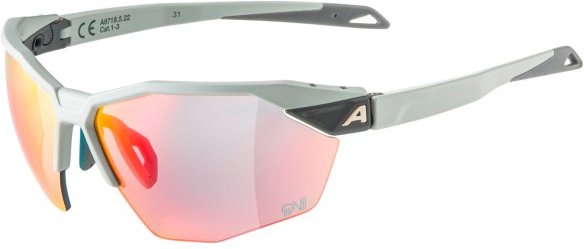 Alpina - Twist Six HR QV Mirror S1-3 Fogstop - Fahrradbrille grau