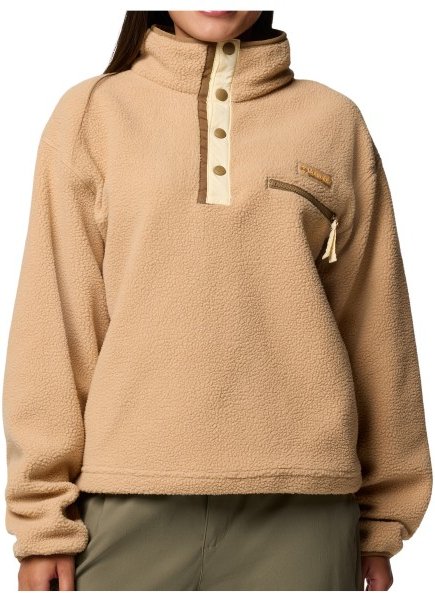 Columbia - Women's Helvetia II Cropped Half Snap Fleece - Fleecepullover Gr S beige