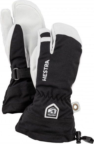 Hestra - Kid's Army Leather Heli Ski 3 Finger - Handschuhe Gr 3 schwarz
