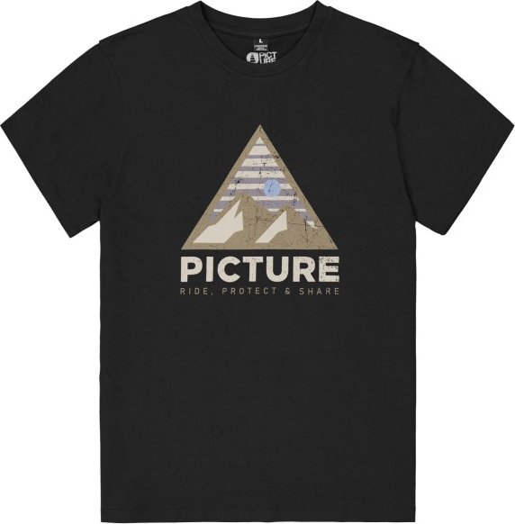 Picture - Authentic Tee - T-Shirt Gr M schwarz