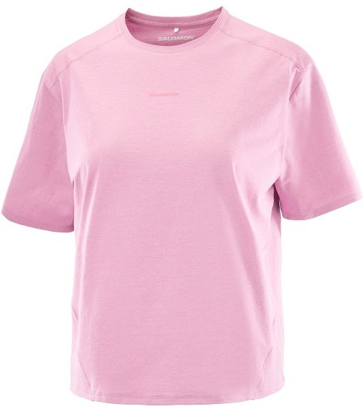 Salomon - Women's Trackline S/S Tee - Funktionsshirt Gr S rosa
