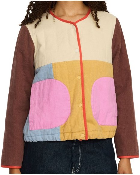 Thumbnail - Selfhood - Women's Quilted Block Jacket - Freizeitjacke Gr XS beige