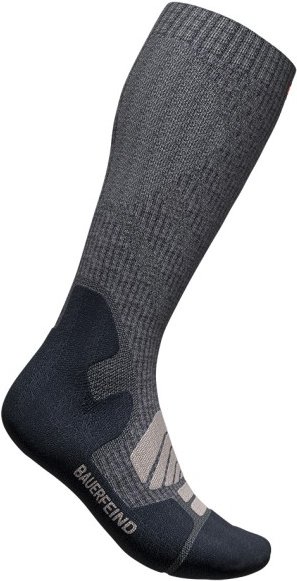 Bauerfeind Sports - Outdoor Merino Compression Socks - Kompressionssocken Gr 42-45 - S: 32-36 cm grau