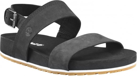 Timberland - Women's Malibu Waves 2-Band Sandal - Sandalen Gr 39,5 grau/schwarz