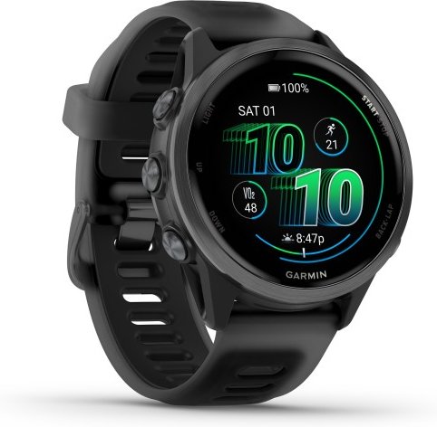 Garmin - Forerunner 570 42 mm - Multifunktionsuhr schwarz/ slate aluminium