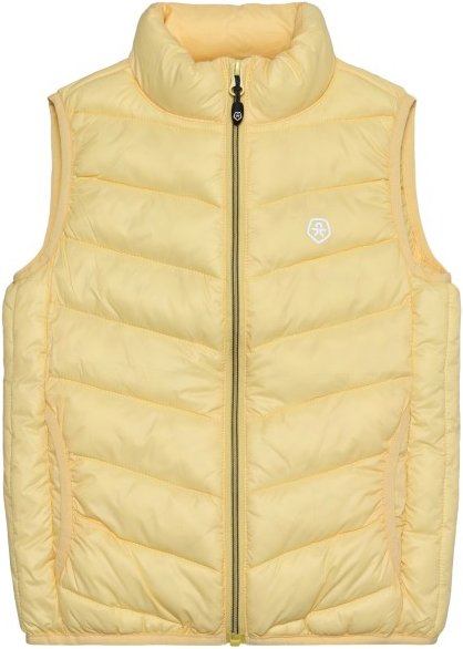 Color Kids - Kid's Waistcoat Quilted - Kunstfaserweste Gr 128 beige