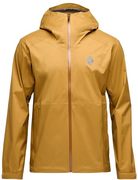 Black Diamond - Fineline Stretch Shell - Regenjacke Gr L gelb