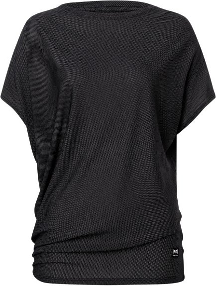 super.natural - Women's Loose Air Tee - Merinoshirt Gr XS schwarz